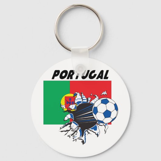 Porte-clés Portugal Swag de football (Recto)