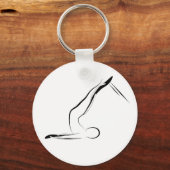 Porte-clés Pose de Pilates (Recto)