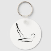 Porte-clés Pose de Pilates (Recto)