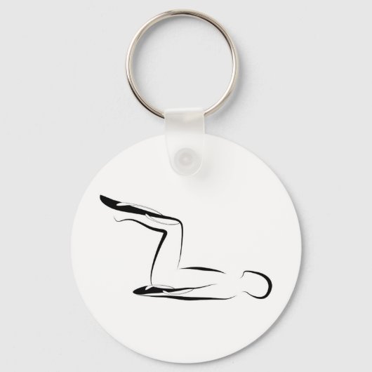 Porte-clés pose de Pilates (Recto)