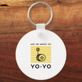 Porte-clés Posez-moi des questions sur mon yoyo (Recto)