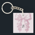 Porte-clés Posh Classé Rose Cascade Ruffle Bow<br><div class="desc">Cascade rose Rouffle Bow Classy Posh Porte - clé</div>