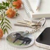 Porte-clés Position de cheval de pur sang (Devant droit)