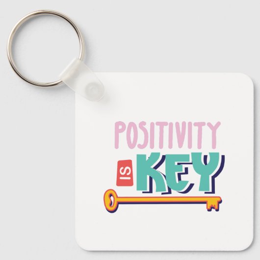 Porte-clés positivity is the key design  (Recto)