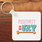 Porte-clés positivity is the key design  (Recto)
