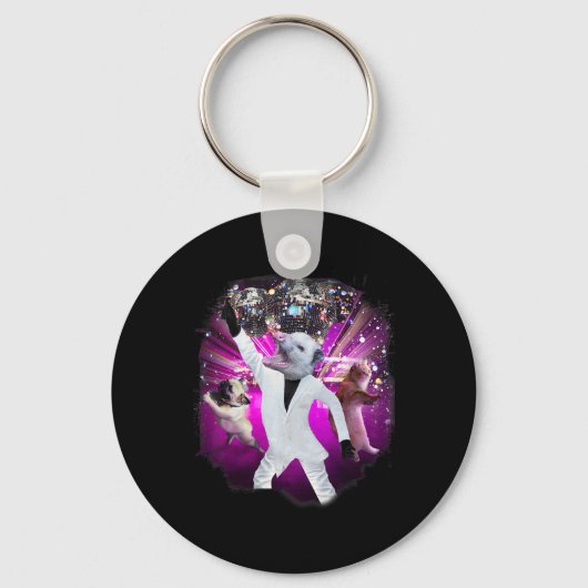 Porte-clés Possum Disco Ball Dancing (Recto)