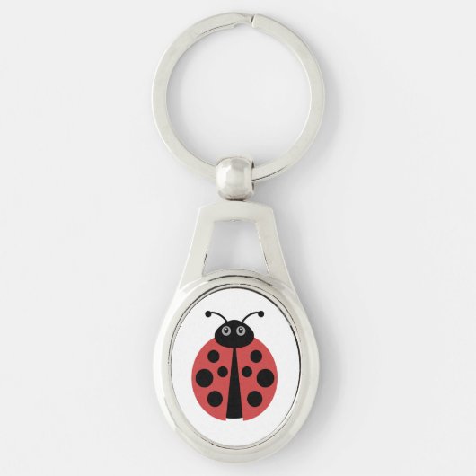 Porte-clés Poster de animal Ladybug mignon (Devant)