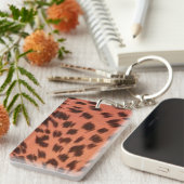 PORTE-CLÉS POSTER DE ANIMAL ROSE (Devant droit)