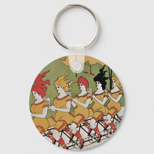 Porte-clés Poster de bicyclettes de roulements (Recto)