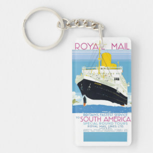 Porte-clés POSTER DE VOYAGE ROYAL vintage