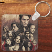 Porte-clés Poster du crâne de cerfs de Riverdale (Verso)