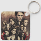 Porte-clés Poster du crâne de cerfs de Riverdale (Dos)