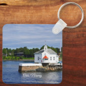 Porte-clés Poster du fjord d'Oslo, Norvège (Verso)