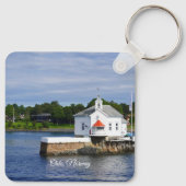 Porte-clés Poster du fjord d'Oslo, Norvège (Dos)