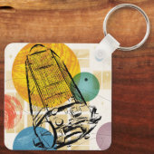 Porte-clés Poster du télescope spatial Kepler. (Verso)