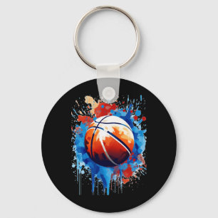 Porte-clés Poster graphique de l'affiche de basket-ball