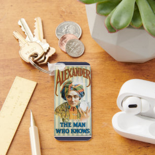 Porte-clés Poster magique vintage, Alexander, l'homme qui con