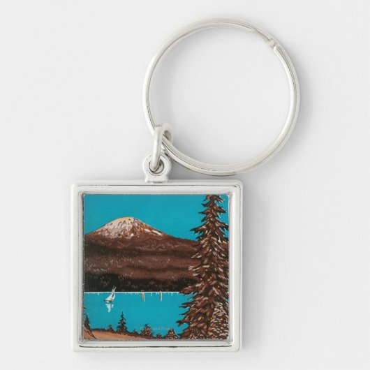 Porte-clés Poster publicitaire Spokane #2Spokane, WA (Devant)