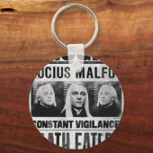 Porte-clés Poster Recherché Lucius Malfoy (Recto)