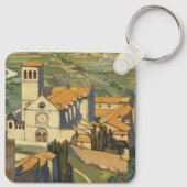 Porte-clés Poster Vintage voyage D'Assise, Italie (Dos)
