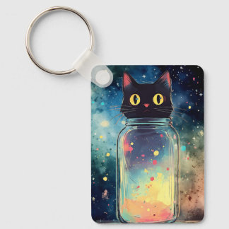 Porte-clés Pot à Chat