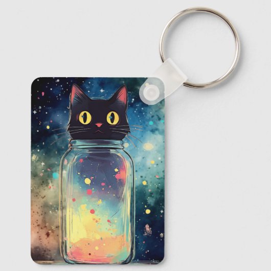 Porte-clés Pot à Chat (Verso)