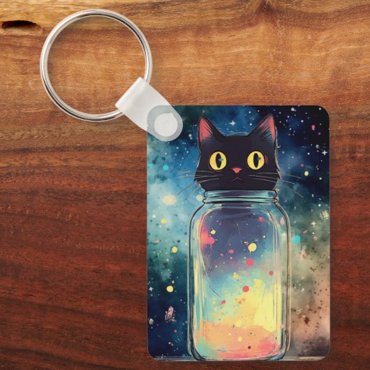 Porte-clés Pot à Chat (Recto)