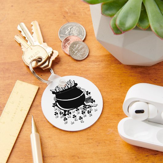 Porte-clés Pot De Porte - clé Or