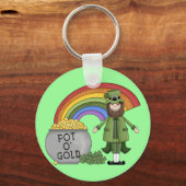 Porte-clés Pot d'or Leprechaun (Recto)