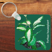 Porte-clés Pothos plante d'intérieur (Recto)
