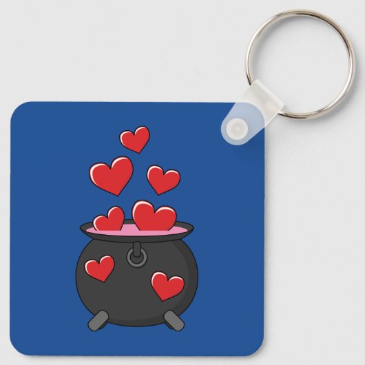 Porte-clés Potion d'amour des coeurs (Dos)