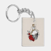 Porte-clés Potion d'amour sorcière gothique (Devant gauche)