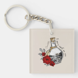 Porte-clés Potion d'amour sorcière gothique