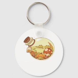 Porte-clés Potion d'automne avec grenouilles Classique