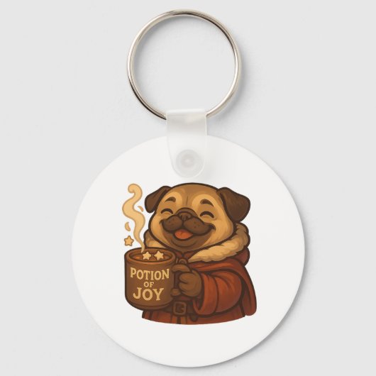 Porte-clés Potion of Joy Pug Keychains & Lanyards (Recto)