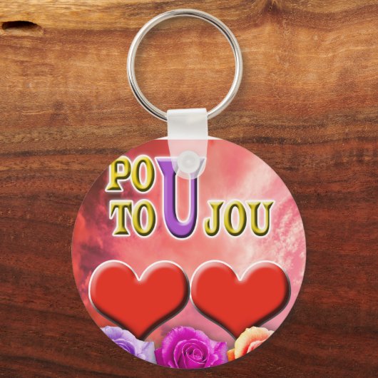 Porte-clés Pou Toujou (Recto)