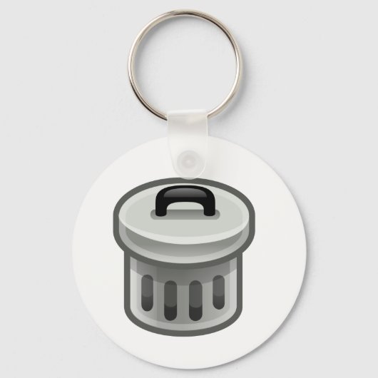 Porte-clés Poubelle de déchets (Recto)