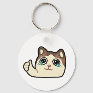 Porte-clés pouce de chat pleurer