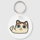 Porte-clés pouce de chat pleurer (Verso)