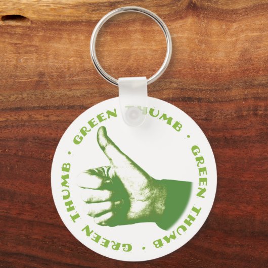 Porte-clés Pouce verte (Recto)