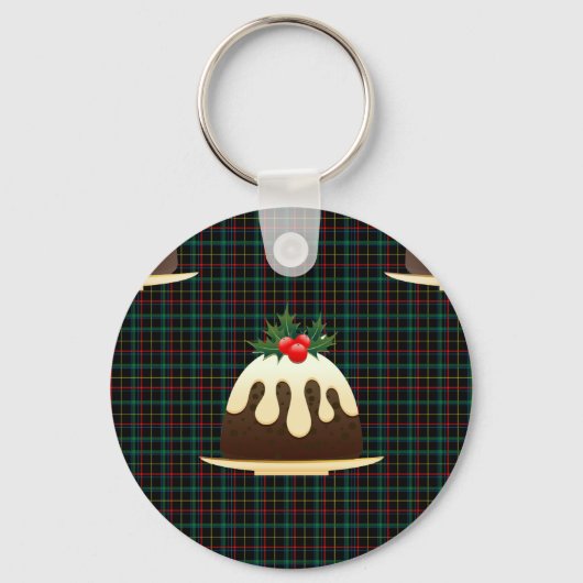 Porte-clés pouding de noël (Recto)