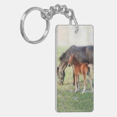 Porte-clés Poulain miniature de cheval - colt et pouliche (Devant gauche)