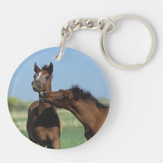 Porte-clés Poulains jouant 2 (Dos)