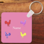 Porte-clés Poules de poulet Thunder_Cove  (Verso)