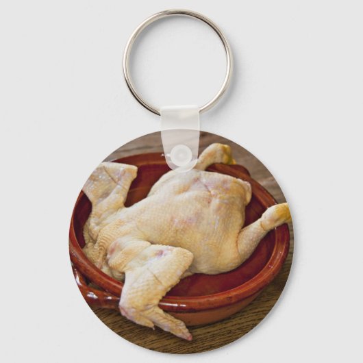 Porte-clés Poulet à peau (Recto)