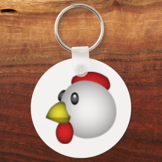 Porte-clés Poulet - Emoji (Recto)