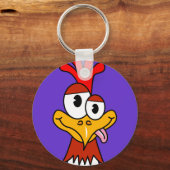 Porte-clés Poulet fou (Recto)