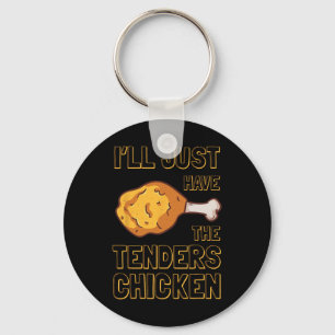 Porte-clés Poulet frit mariné juteux enrobé repas croustillan