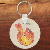 Porte-clés Poulet modèle (Recto)