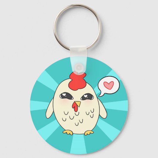 Porte-clés Poulet mou (Recto)